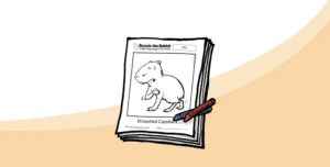 Coloring page preview: Disturbed Capybara