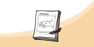Coloring page preview: Peaceful Manta Ray
