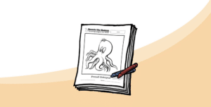 Coloring page preview: Proud Octopus